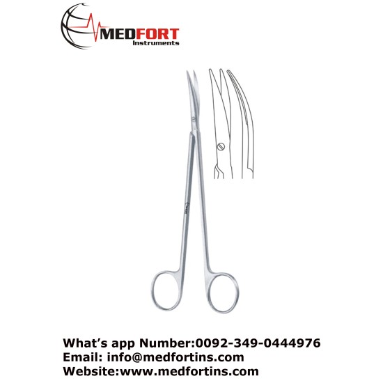  DeBakey Arteriotomy Scissor Curved, 17.5 cm
