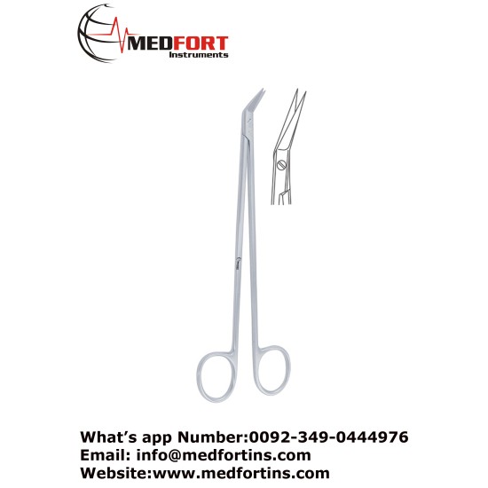  Potts Smith Vascular Scissor Angled 25, 18 cm
