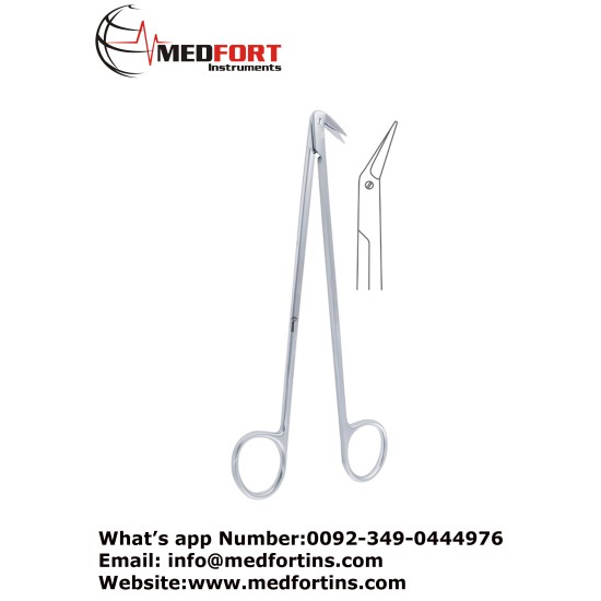  Diethrich Potts Vascular Scissor Angled 45, 18 cm