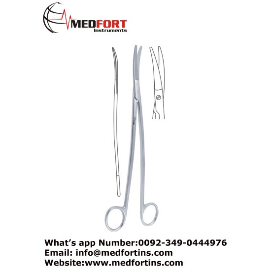  Klinkenberg Loth Vascular Scissor S Shaped, 23 cm