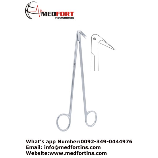 Diethrich-Potts Vascular Scissor Angled 125, 18 cm
