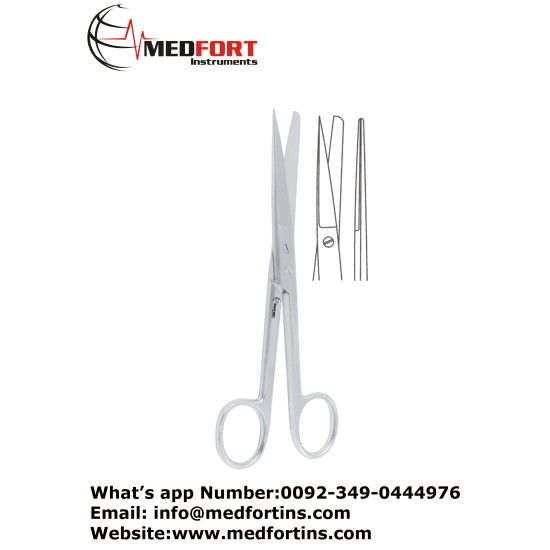  Operating Scissor Straight Sharp / Blunt, 14.5 cm
