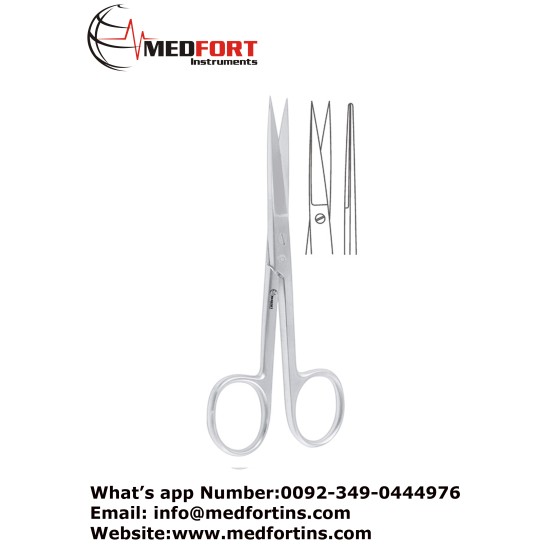  Operating Scissor Straight Sharp / Sharp, 16.5 cm