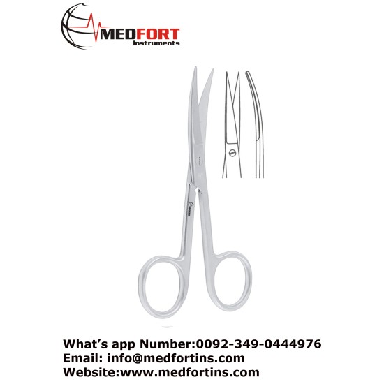  Operating Scissor Curved Sharp / Sharp, 13 cm