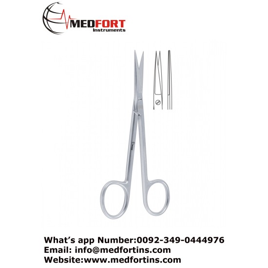  Small Model Operating Scissor Straight Sharp / Sharp, 12 cm