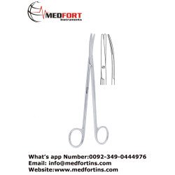 Metzenbaum-Nelson Dissecting Scissor Curved Blunt Tips, 18 cm