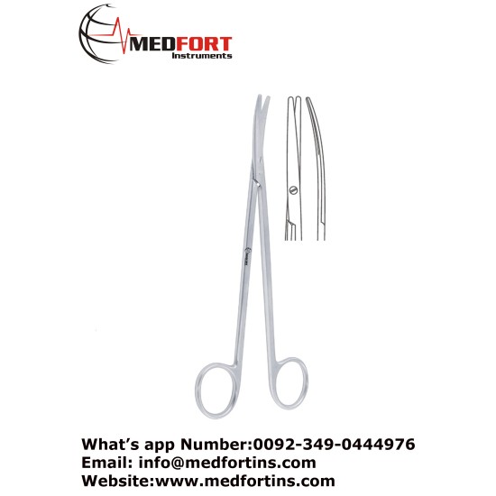 Metzenbaum-Nelson Dissecting Scissor Curved Blunt Tips, 26 cm