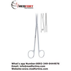  Metzenbaum-Nelson Dissecting Scissor Straight Sharp Tips, 18 cm