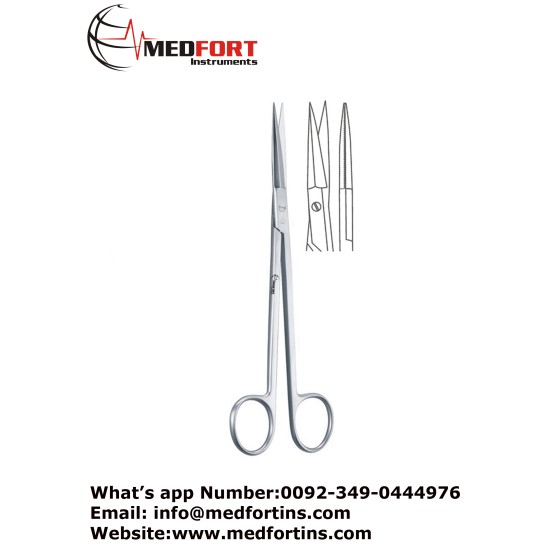  McIndoe Cartilage Scissor Straight - Toothed, 18.5 cm