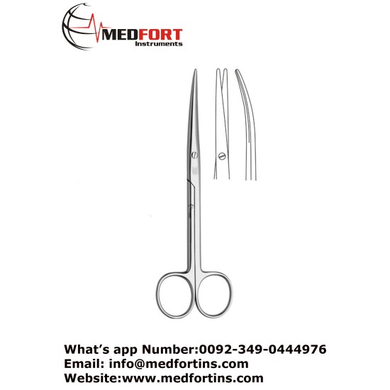  Lexer Fino Delicate Dissecting Scissor Curved Slender Pettern, 16.5 cm