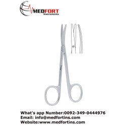  Metzenbaum Fino Delicate Dissecting Scissor Curved Blunt / Blunt Slender Pettern,  14.5 cm
