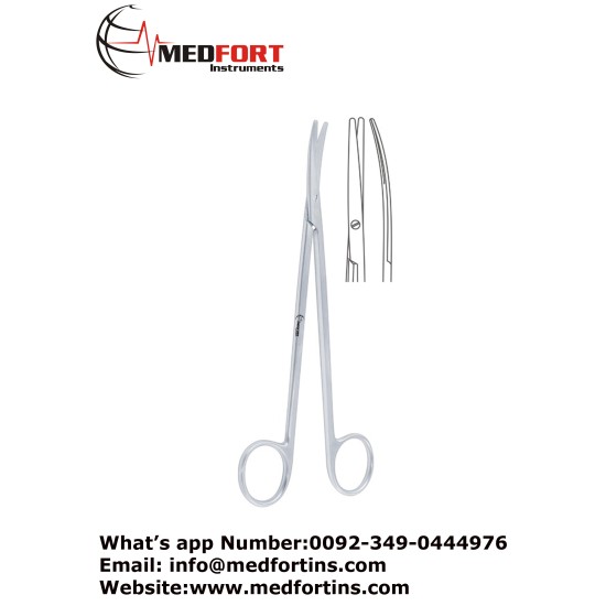  Metzenbaum Fino Delicate Dissecting Scissor Curved Blunt / Blunt Slender Pettern, 20 cm