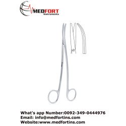  Metzenbaum Fino Delicate Dissecting Scissor Curved S Shaped, 18 cm