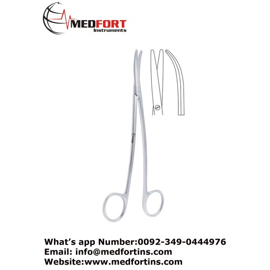  Metzenbaum Fino Delicate Dissecting Scissor Curved S Shaped, 20 cm