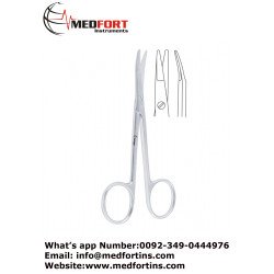  Kilner Dissecting Scissor Curved, 12 cm