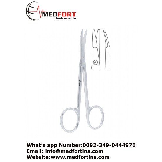  Kilner Dissecting Scissor Curved, 18 cm