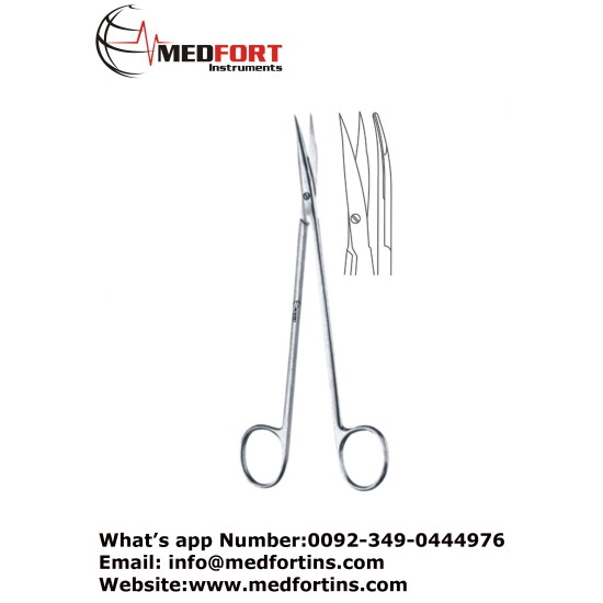  Potts Dissecting Scissor Curved, 18 cm