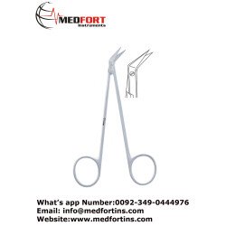  Diethrich Salyer Dissecting Scissor For Cleft Palate Angled,  12 cm