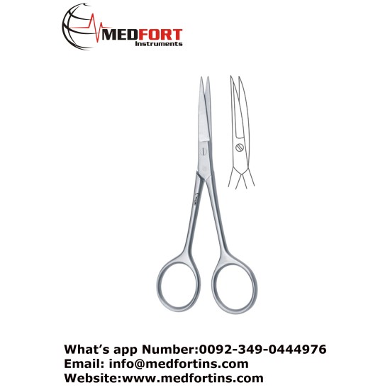  Nerve Dissecting Scissor Curved, 13 cm
