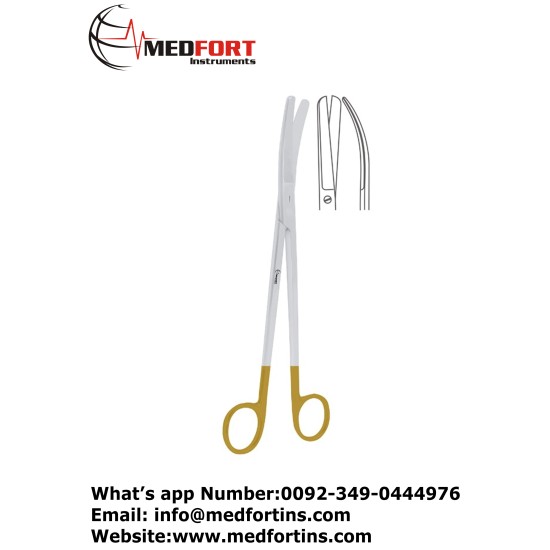  TC Sims Uterine Scissor Curved, 23 cm