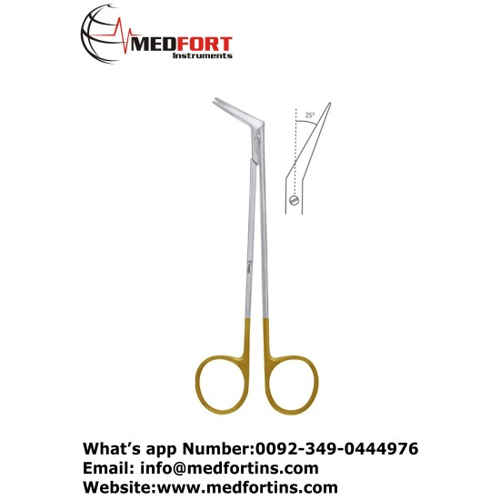  TC DeBakey Vascular Scissor Angled 25, 18 cm