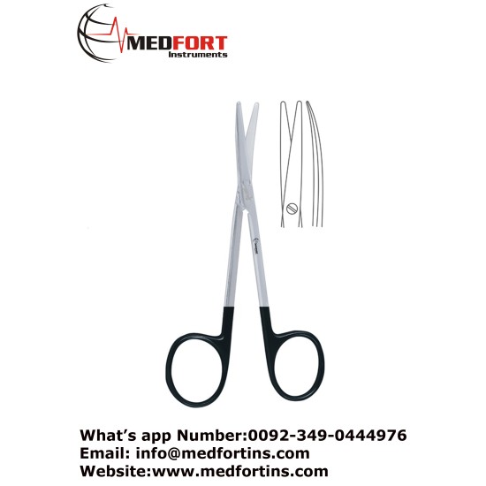  Metzenbaum Supercut Dissecting Scissor Curved Blunt / Blunt, 14.5 cm