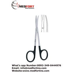  Metzenbaum Fino Supercut Dissecting Scissor Curved Blunt / Blunt Slender Pattern, 14.5 cm