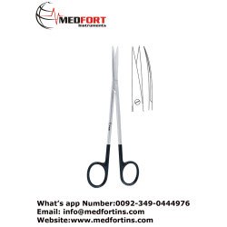  Metzenbaum Fino Supercut Dissecting Scissor Curved Sharp / Sharp Slender Pattern, 18 cm