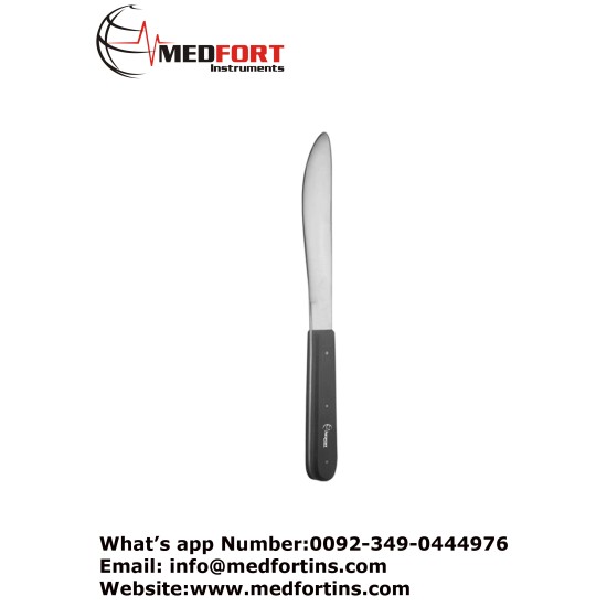 Walb Post Mortem Knife, With Wooden Handle 31 cm - 12 1/4" Blade Size 170 mm
