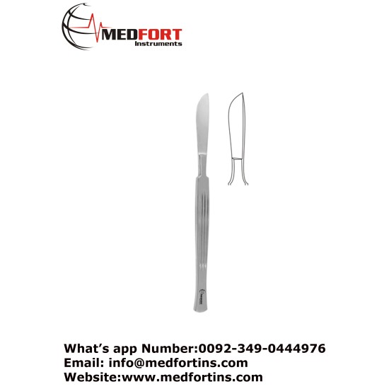 Dissecting Knife / Opreating Knife, With Metal Handle 15 cm - 6" Blade Size 36 mm