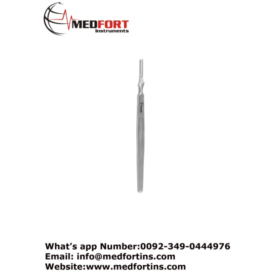 Scalpel Handle No. 7K Solid, Short 12.5 cm