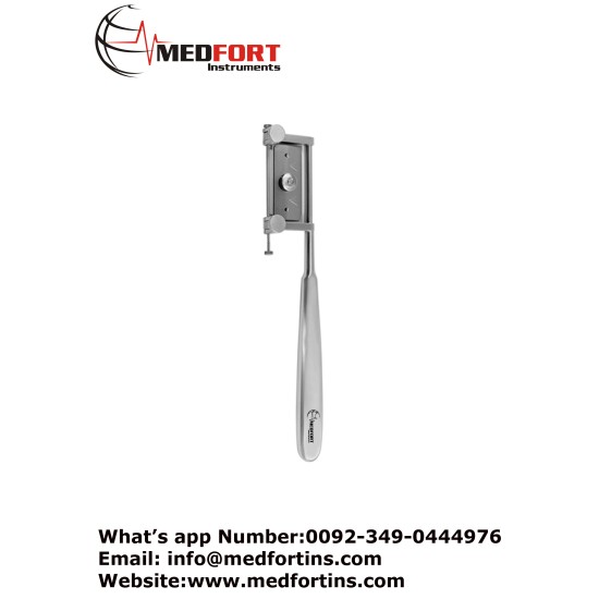 Silver Dermatome / Skin Graft Knife, Usual Razor Blade 19 cm