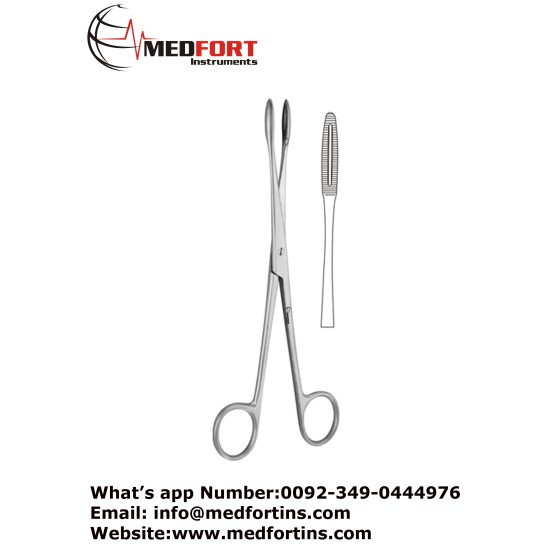 Gross-Maier Dressing Forceps, Straight - Without Ratchet 26.5 cm