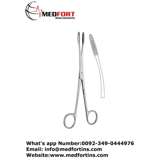 Gross-Maier Dressing Forcep, Curved - Without Ratchet 26 cm