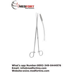  Pelkmann Foreign Body Forcep, Curved 26 cm