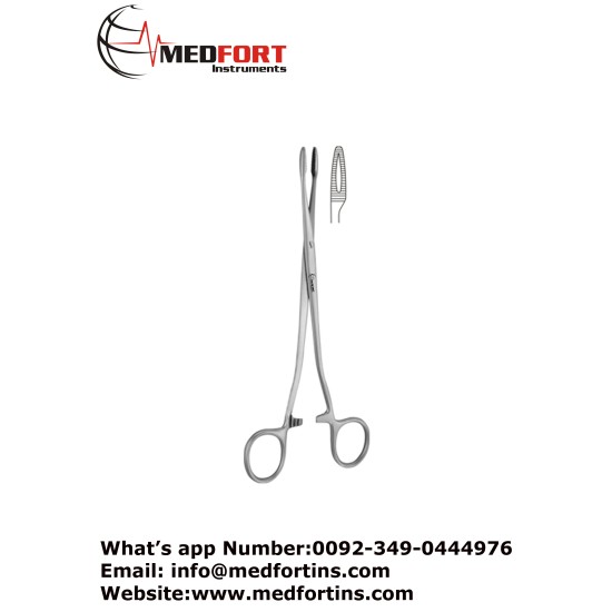  Duplay Sponge Holding Forcep, Straight 21 cm
