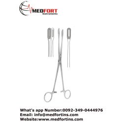 Foerster Sponge Holding Forcep, Straight 25 cm