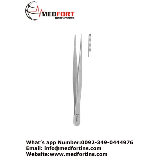  Slender Pattern Dressing Forceps, 12 cm