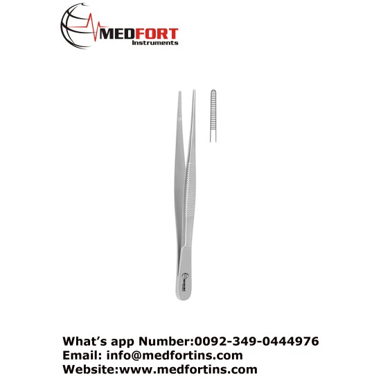  Slender Pattern Dressing Forceps, 14.5 cm