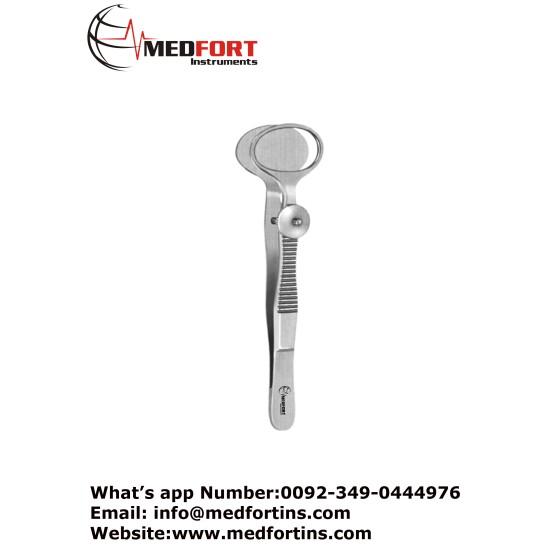 Desmarres Chalazion Forcep, Large - Oval Jaws 9 cm