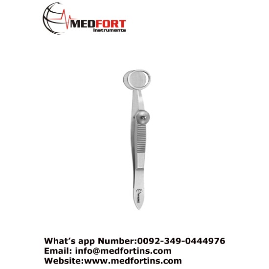 Francis Chalazion Forcep, Medium - Oval Jaws 9.5 cm