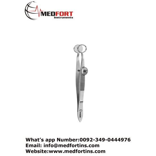 Baird Chalazion Forcep, Small - Oval Jaws 9.5 cm