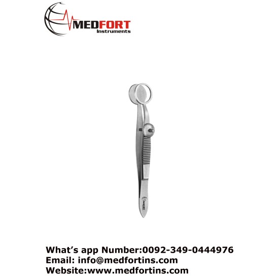 Hunt Chalazion Forcep, Round Jaws 9.5 cm