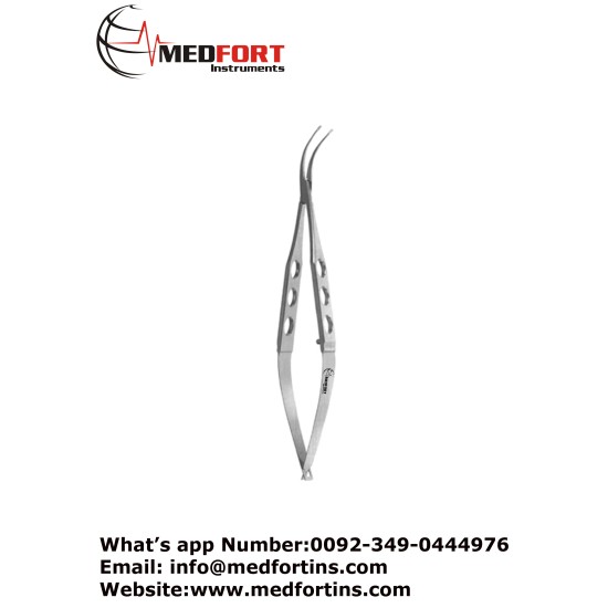Shepard Lens Holding Forcep, Gently Curved - Duckbill Shaped Jaws 12.5 cm