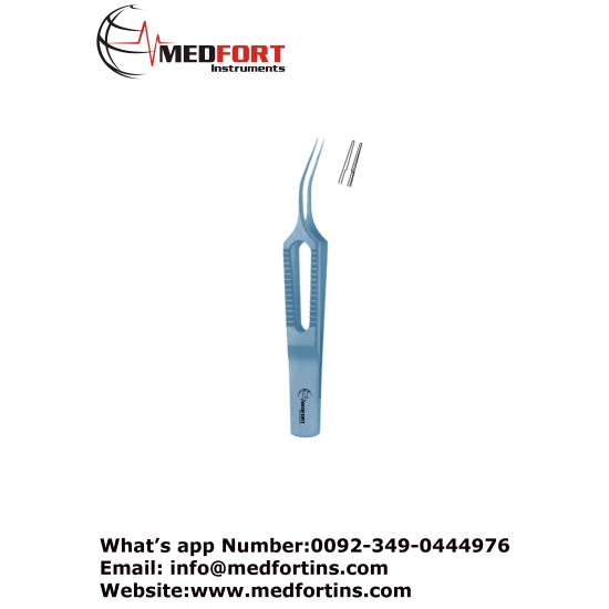  Gerl Suture Tying Forcep, Smooth Jaws and Curved Shanks 8.5 cm