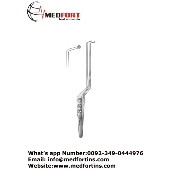 Samii Tumor Grasping Forcep, Bayonet Shaped 24 cm