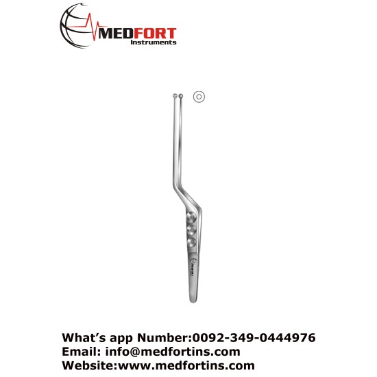  Yasargil Tumor Grasping Forcep, Bayonet Shaped 22 cm 