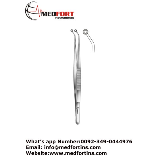 Hunt Tumor Grasping Forceps, Angled 20 cm
