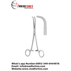 Dissecting and Ligature Forcap, Curved 26 cm - 10 1/4"