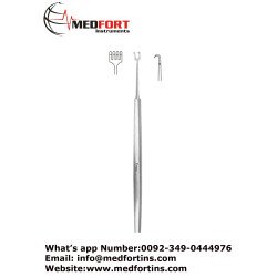 Rollet Fine Wound Retractor, 4 Blunt Prongs 13.5 cm - 5 1/4" Width 7.0 mm